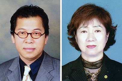 ▲ 문화체육부문 수상자 황의습 싸, 지역사회봉사 부문 수상자 안정순 씨(왼쪽부터)