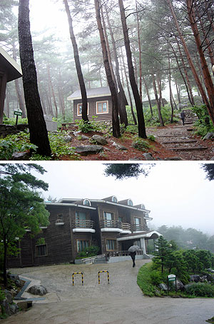 ▲ 칠보산자연휴양림은 