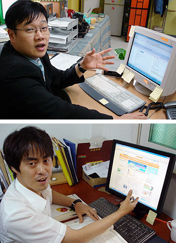 ▲ (위로부터)스카이베이 이현국 대표, ebc korea 최세진 대표.