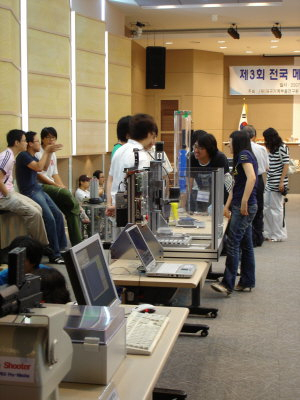 ▲ 지난 27일 열린 전국메카트로닉스 경진 대회는 지난해보다 양질로 급성장해 마치 지역 메카 산업의 한 단면을 보여주는 듯했다.