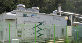 ▲ 포스코파워가 국내 최초로 설치한 250kW 발전용 연료전지(MCFC) 발전시스템 1호기.