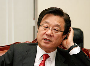 ▲ 강재섭 한나라당 대표.