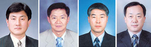 왼쪽부터 홍재호씨, 양명욱씨, 이성호씨, 오동석씨.
