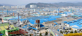 친환경공단으로 거듭한 대구염색공단 전경