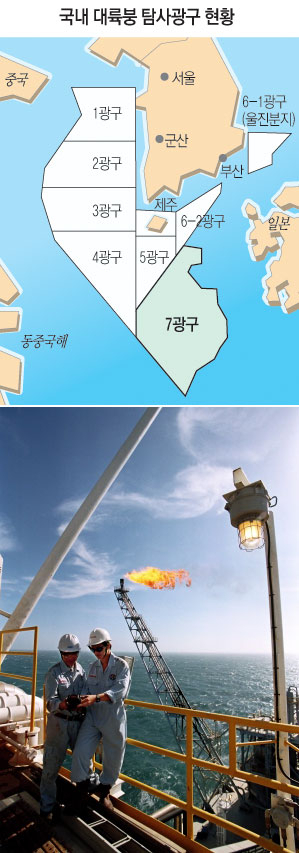 ▲ 한국석유공사가 개발한 베트남 15-1광구 원유생산시설 모습. 사진제공 한국석유공사