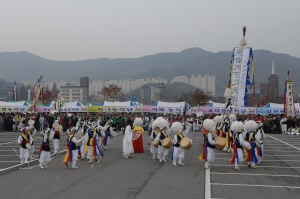 ▲ 지난달 31일 김천종합운동장에서 