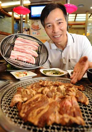 날마다 꿀갈비 권혁준 대표. 정운철기자 woon@msnet.co.kr