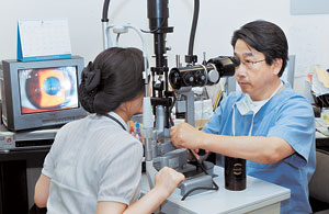 ▲김기산안과는 엑시머, 라식, 라섹 등 굴절교정 수술 경험