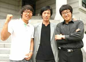 사진왼쪽부터 허성수씨 나인용 교수, 이호열씨.