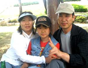 4년 전 손자와 상주 자전거박물관에서 함께한 황순자씨