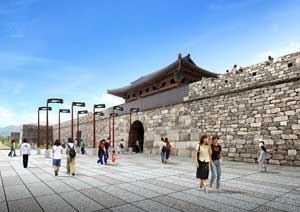 2020년까지 마무리될 경주읍성 복원 조감도. 경주시 제공