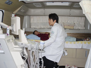 ▲경상북도가 산부인과가 없는 경북지역 임신부들을 찾아가 진료하는 