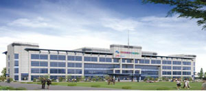 모바일산업 R＆D 허브로 자리매김할 구미 신평동 옛 금오공대 캠퍼스의 리모델링 공사가 한창이다. 모바일융합기술센터 투시도. 구미시 제공