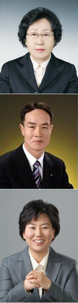 위쪽부터 홍외순, 조수형, 김광미
