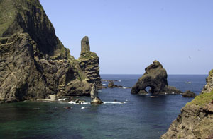 동도에서 바라본 서도 전경