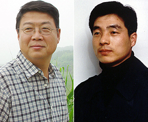 정일근(사진 왼쪽), 이대흠