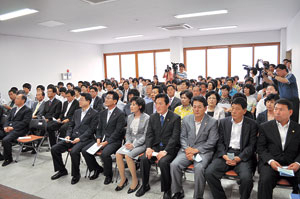▲26일 영천 성내동 옛 소방서 건물에서 열린 