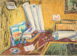 종이에 크레용, 38.4×27.8㎝, 작가 소장.