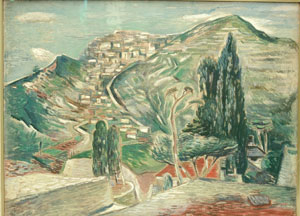 ▲종이에 수채, 77.8×57.5㎝, 1934.8