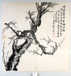 석재 서병오의 작품 지본수묵(紙本水墨)