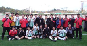 영해축구클럽 회원들이 11월 5~7일 경산에서 열린 