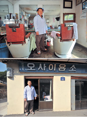 ▲박영필 씨는 하루 고객 1, 2명을 위해 31년째 이용소 문을 열고 있다.