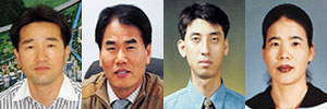 (왼쪽부터)임우현 씨, 김경원 씨, 전강원 씨, 강옥주 씨