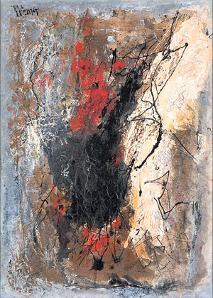 캔버스에 유채, 91×65㎝, 1958년, 가족 소장.