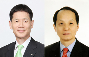 진병용 수석부행장(좌), 정창모 금융감독원 국제협력국 연구위원(우)