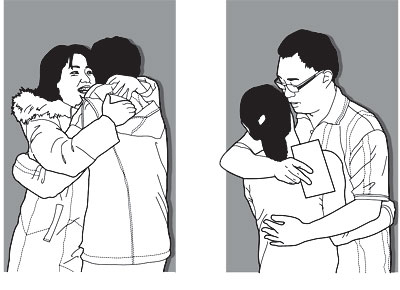 부모와 자식 사이에 백마디 말보다 효과적인 것이 바로 스킨십이다. 스킨십은 \