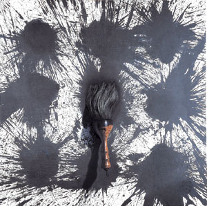 ▲200×200cm, 한지 위 유화물감, 캔버스 2009년 작