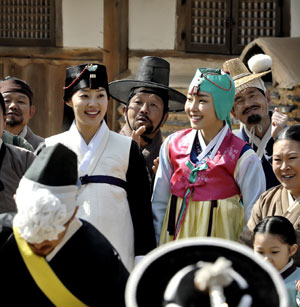 영주 선비촌이 드라마 촬영지로 각광 받고 있다. 사진은 드라마 