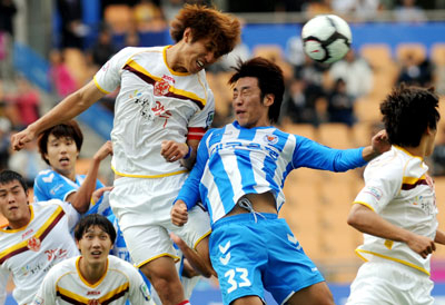 9일 대구스타디움에서 열린 프로축구 대구FC와 광주FC의 경기에서 송제헌(대구FC