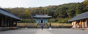 쌍림면 미숭산 자락에 자리한 천년고찰 반용사.