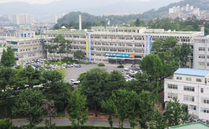대구시 북구 경북도청 전경.