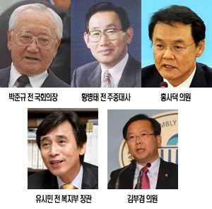 고향으로 돌아와 출마한 정치인들