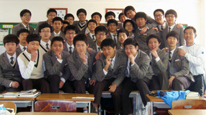 대영고 1학년 2반 학생들이 