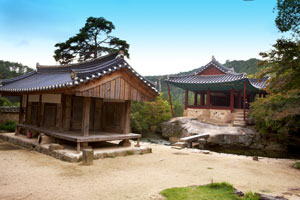 1526년 충재 권벌이 봉화읍 유곡리에 지은 청암정 모습. 봉화군 사진제공