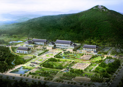 경북도청사 조감도