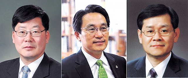 왼쪽부터 오경태, 진영호. 김진식 씨