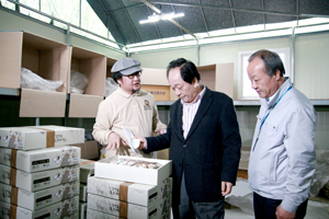 서규용 농림수산식품부 장관은 지난달 31일 경산의 김영표 버섯명가 체험농장과 종묘기술개발센터 등을 방문해 현장의 애로사항을 청취하고 농민들과 의견을 교환했다.