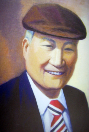 이해호 옹이 그린 자화상.