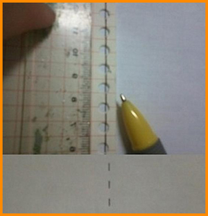 점선 쉽게 긋는 법 