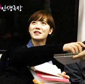 구혜선 지하철 등교 