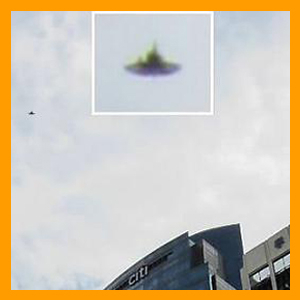 바다 추락한 UFO 포착 