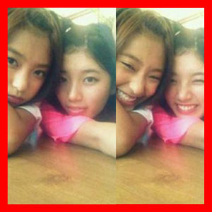 보라 수지 셀카 사진 