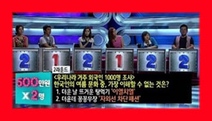 외국인이 이해 못하는 한국 