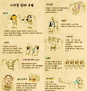 지하철 탈 때 유형 혹시 당신은?…