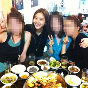 손담비 동창회 사진 공개 