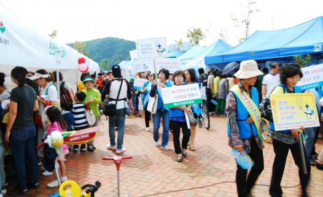 대구광역시와 에너지관리공단 대구＆#8228;경북지역본부는 15일 동구 율하체육공원에서 가을철 전력수급 안정을 위한 
